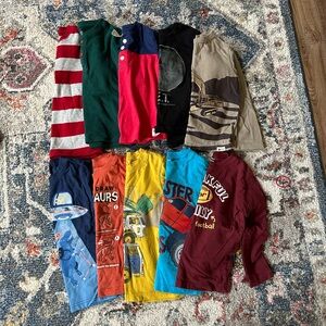 Boys long sleeve 4T shirts